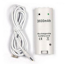 BATTERIA ricarica PER Controller NINTENDO Wii TELECOMANDO Kit CARICA joypad