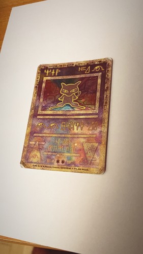 Mew antico promo carta pokemon - antico,