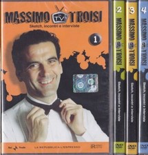 4 Dvd MASSIMO TROISI IN TV