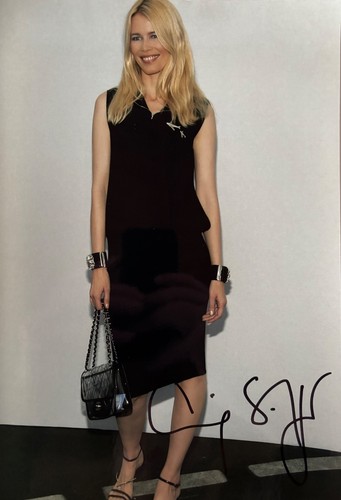 Claudia schiffer autografo - claudia,