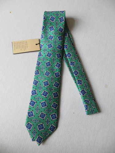 Cravatta drake verde stampa - cravatta,
