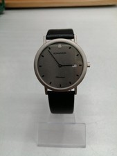 Orologio ROMANSON con cinturino in pelle nera