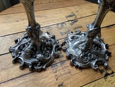 Coppia di candelabri piatto