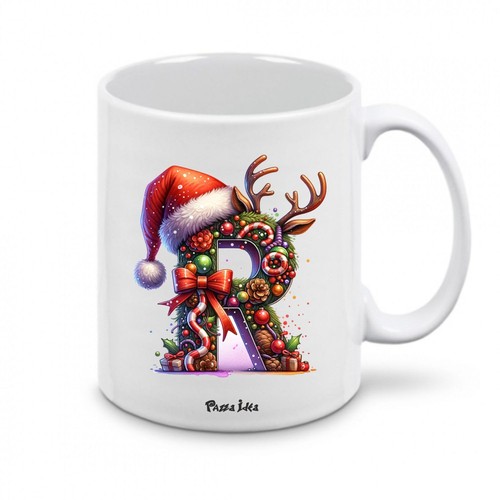 Tazza natale con lettere