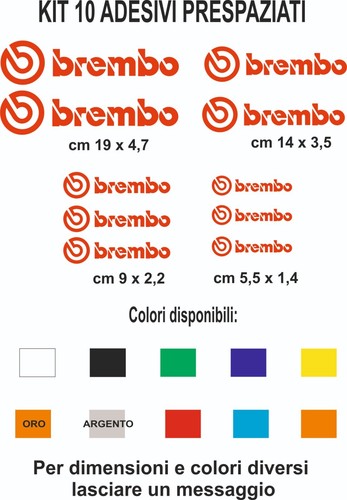Adesivi brembo vinile - brembo,