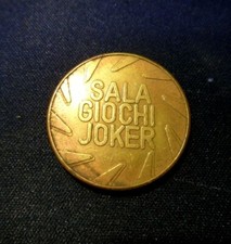 GETTONE " SALA GIOCHI JOKER " VINTAGE 