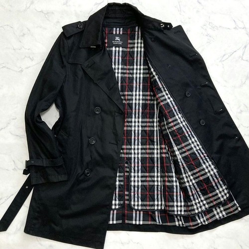 Burberry black label trench - label,