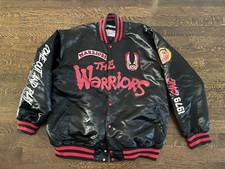 Giacca copricapo classici THE WARRIORS film raso a scatto taglia da 4 a 6XL RARA