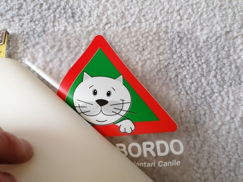 Adesivo sticker vintage - , gatto
