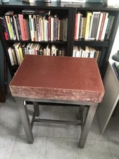 Ceppo Macelleria Polietilene Rosso Professionale Vintage Tagliere Salumeria