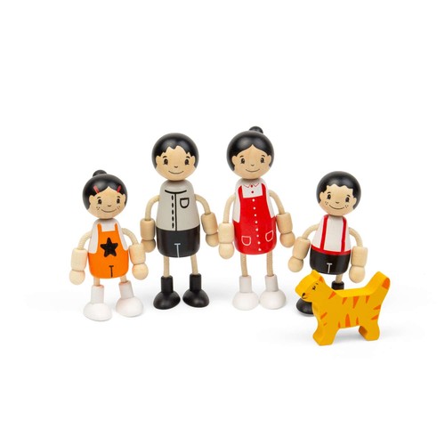 Tidlo east asian family dolls - tidlo,