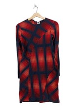 MISSONI Abito a maniche lunghe Donna Abito Taglia IT 40 rosso-nero stile casual