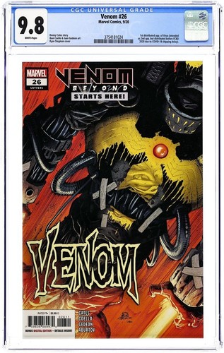 Venom 26a 2020 cgc 9 - 9.8,