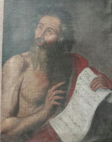 Girolamo olio su - s.,