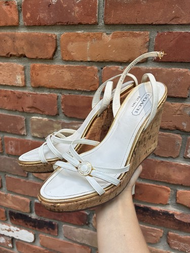 Y2k vintage coach rari sandali - vintage,