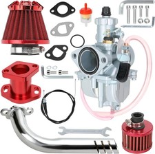 Red VM22 Carburetor Exhaust