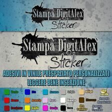 Adesivi PERSONALIZZATI vinile (prespaziato)