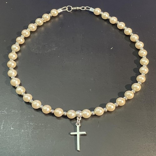 Collana con croce - , di