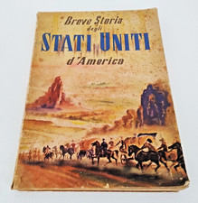 Libro Breve Storia degli Stati Uniti d' America Vintage Vecchio Saggio 1952