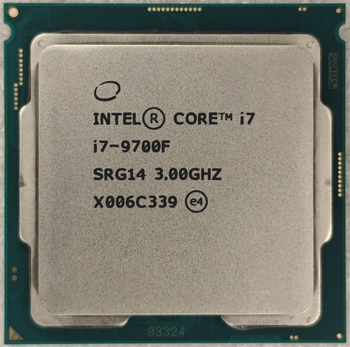 Intel core 9700f - core, processore