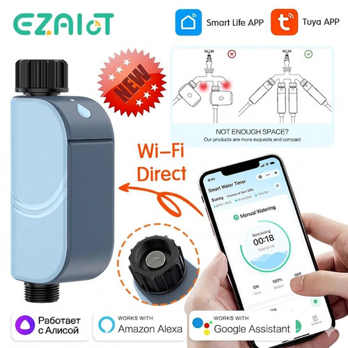 Timer irrigazione wifi smart - timer,