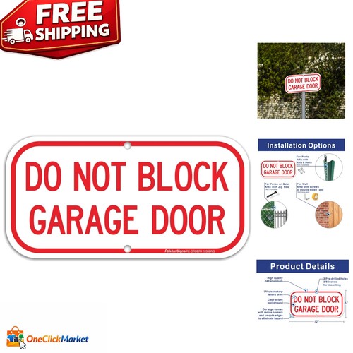 Cartello parcheggio x6 - di, 12"x6"