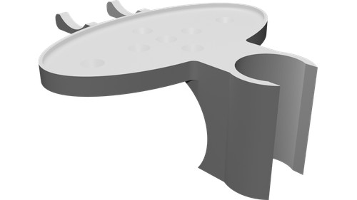 Staffa clip barra - staffa, per