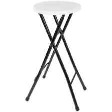 Sgabello da bar pieghevole da 70 cm stabile e resistente 100 kg metallo/plastica