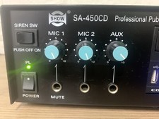 SA 450CD *Amplificatore Professional Public 30W con lettore CD/USB radio AM/FM