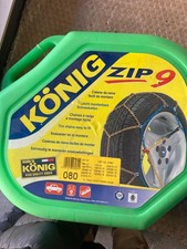 Catene da neve Konig ZIP 9  080 nuove, mai usate