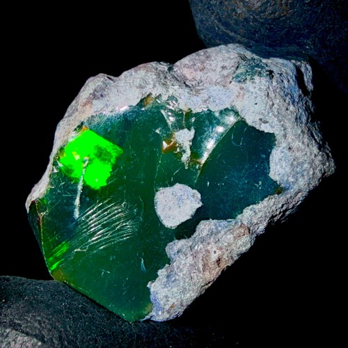 Opale fuoco - opale, nero
