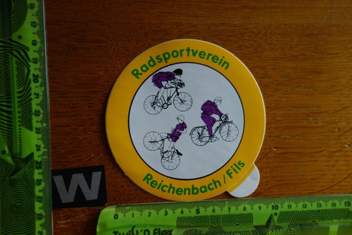 Vecchio adesivo ciclismo