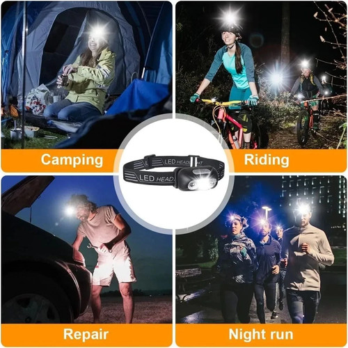 Potente torcia testa led - torcia,