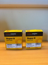 2x Kodak Vision3 Super 8 Pellicola Negativa a Colori (500T/7219) - Nuova Sigillata