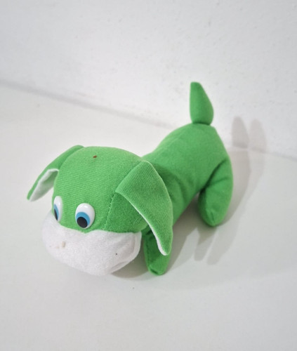 Peluche cane verde animali - peluche,