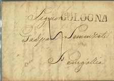 Storia Postale - 1842 - Prefilatelica - Lettera da Bologna per Senigallia 29/10