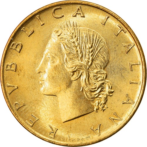 821846 moneta italia 20 - moneta,, italia,