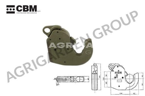 Gancio automatico cbm per - gancio,