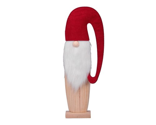 Babbo natale legno barba 57 - natale,