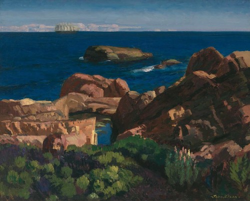 John sloan mare blu 1918 - il,