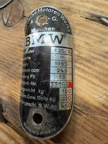 Targa bmw r25 - targa, r25/3