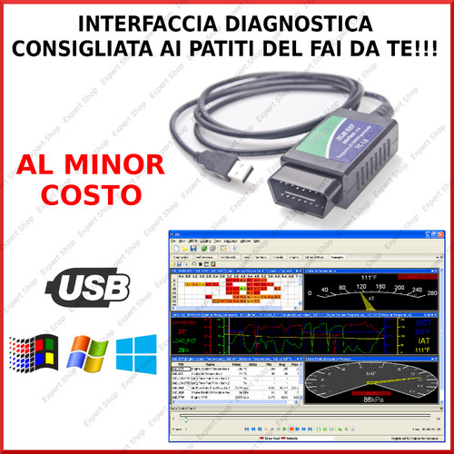 Cavo diagnosi auto obd - cavo,