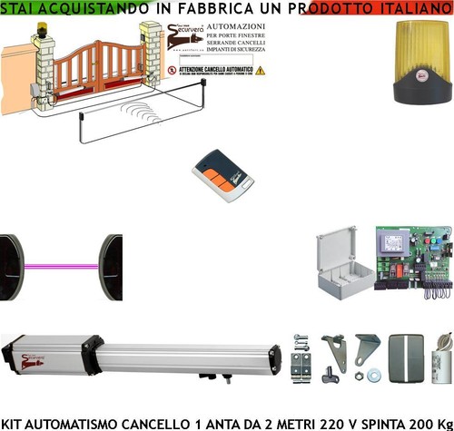 Automatismo cancello anta 2 - cancello,