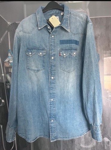 Camicia denim levis sawtooth - denim,