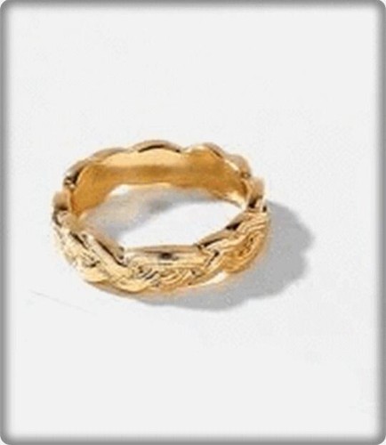 Anello catena intrecciato - anello,