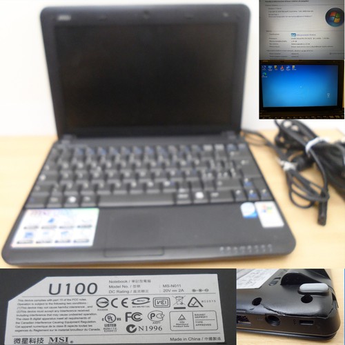 Msi u100 n011 - msi, notebook