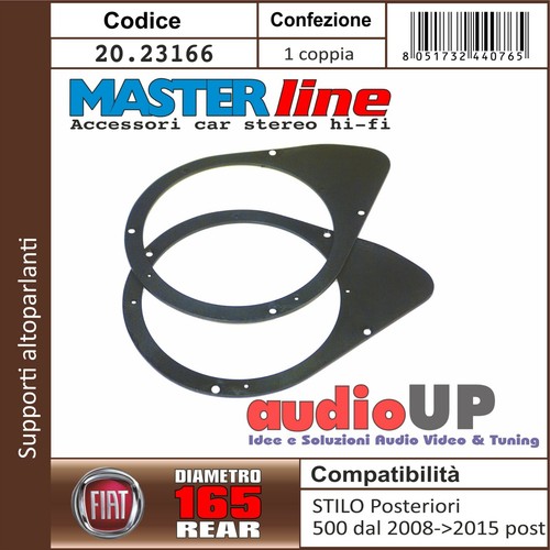 Supporti altoparlanti diam 165 - supporti,
