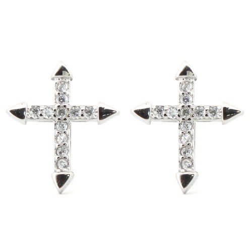 Ciondolo croce argento