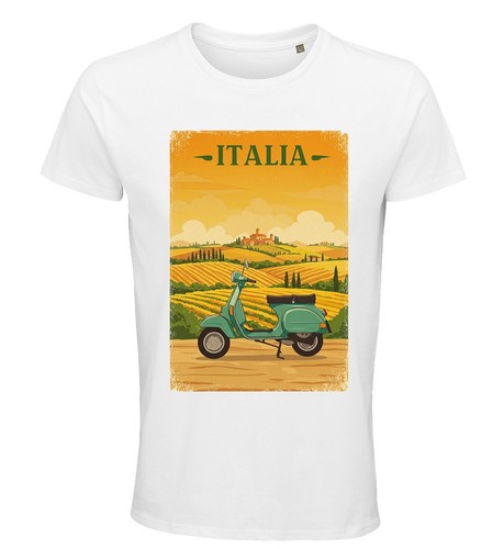Shirt vespa italia colli - t-shirt,