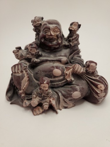 Vintage laughing buddha with - vintage,